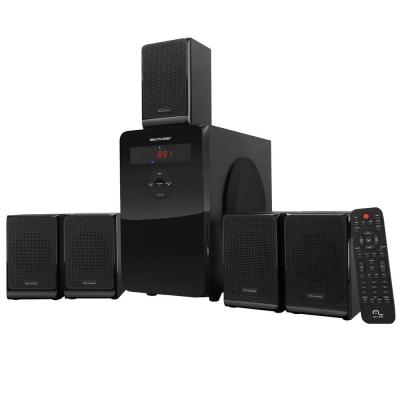 Caixa De Som 5.1 Home Theater 80w Rms SP177 Multilaser com envio rápido - JD Atacado